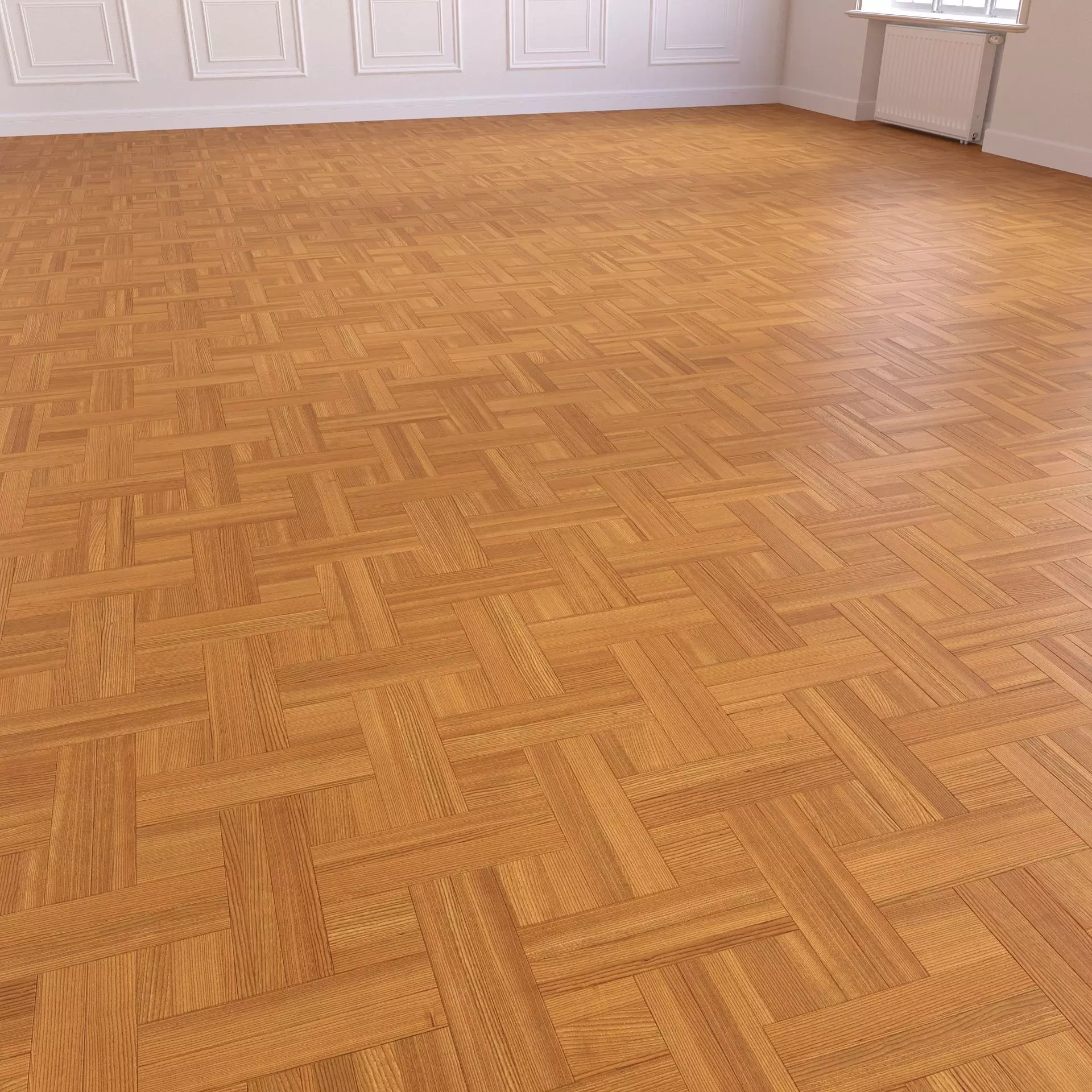 Parquet - Laminate - Wooden floor 2 in 1 Low-poly 3D model_5