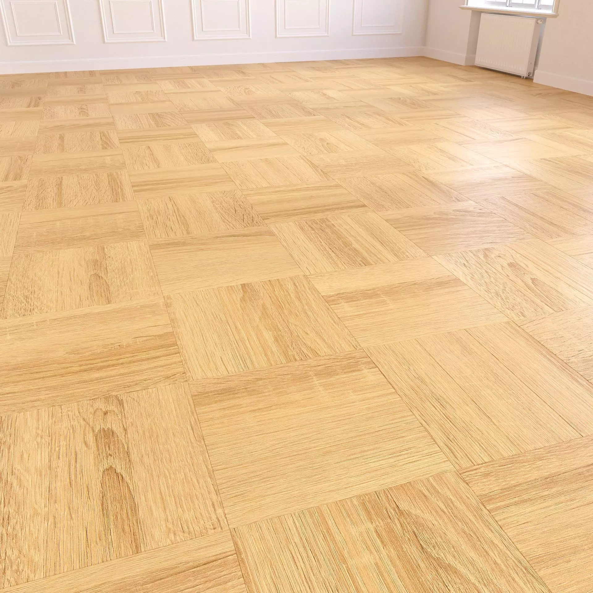 Parquet - Laminate - Wooden floor 2 in 1 Low-poly 3D model_6