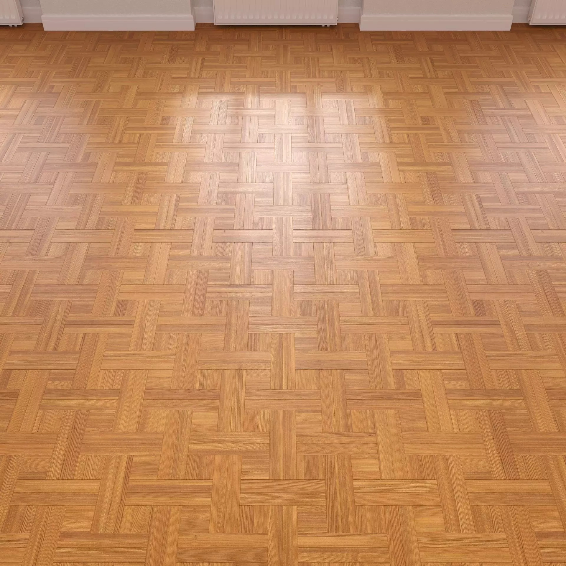Parquet - Laminate - Wooden floor 2 in 1 Low-poly 3D model_3