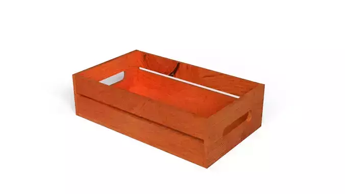 Open Wooden Crate