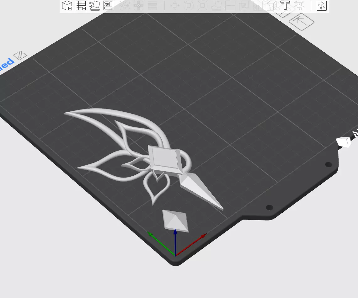 Yelan Hair Accessory - NewSkin Inspired 3D print model_5