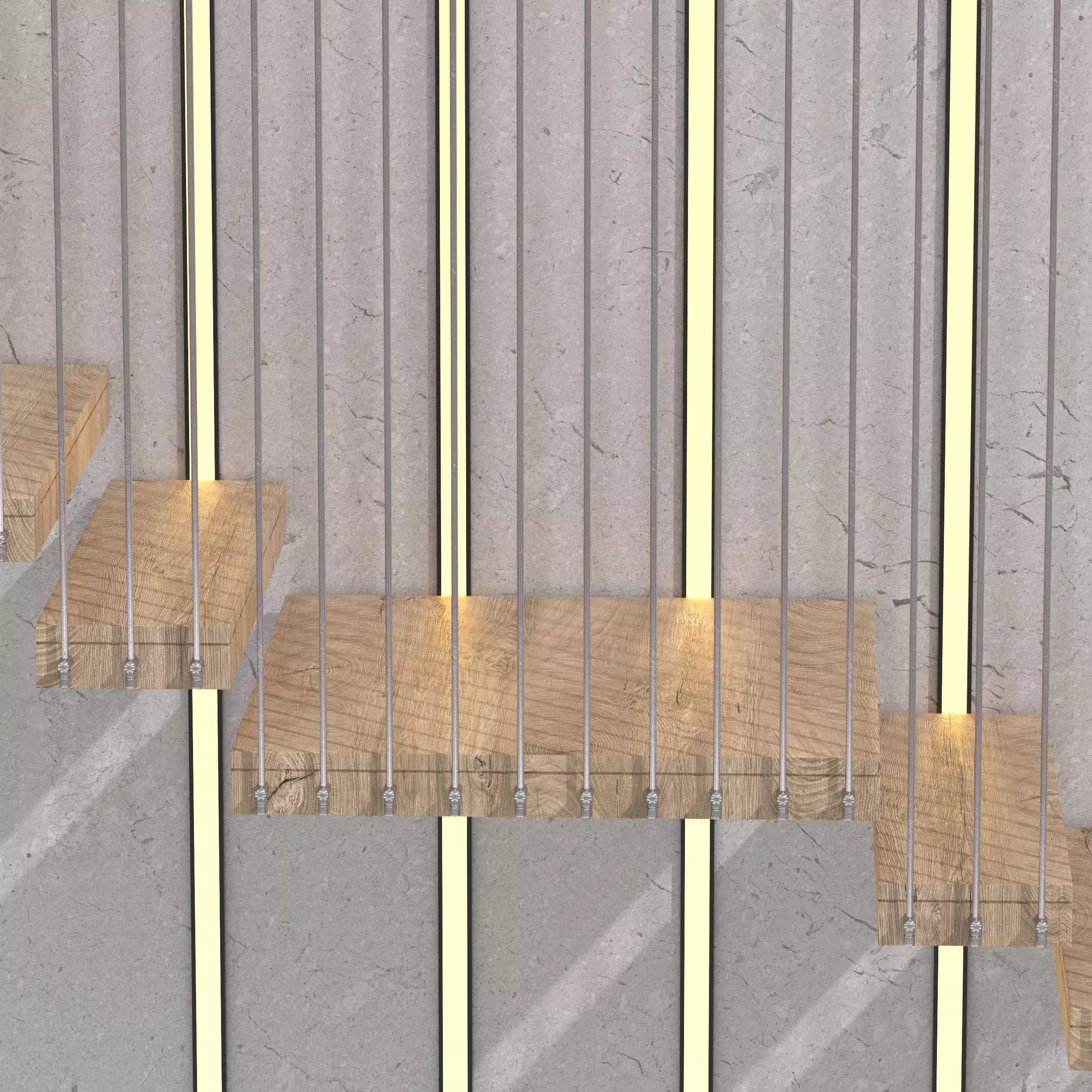 Staircase 05 3D model_3