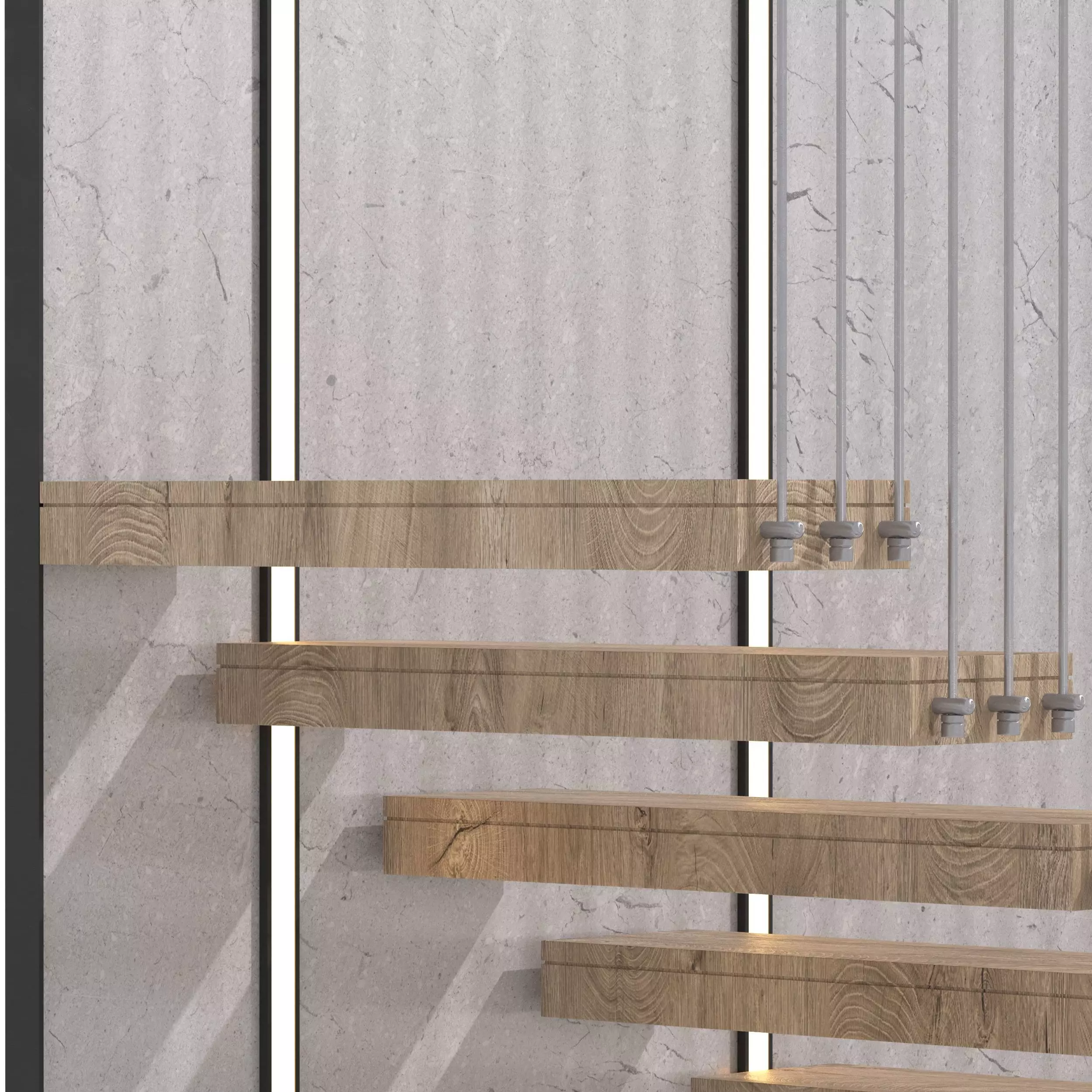 Staircase 05 3D model_4