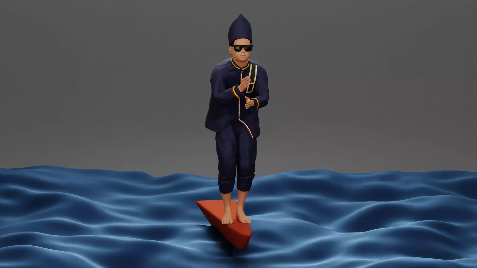 Aura Farming Boat Kid 3D print model_8