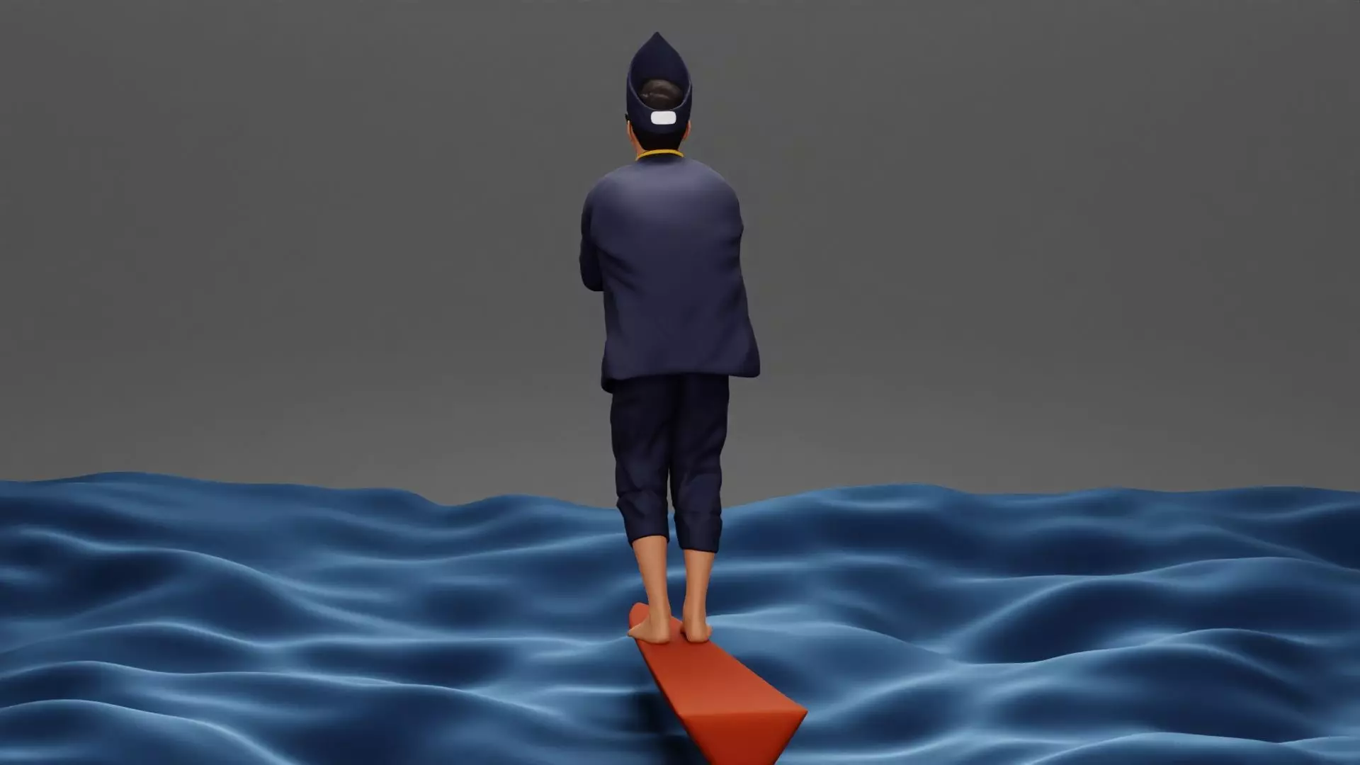 Aura Farming Boat Kid 3D print model_11