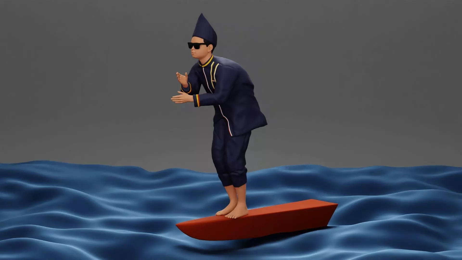 Aura Farming Boat Kid 3D print model_0