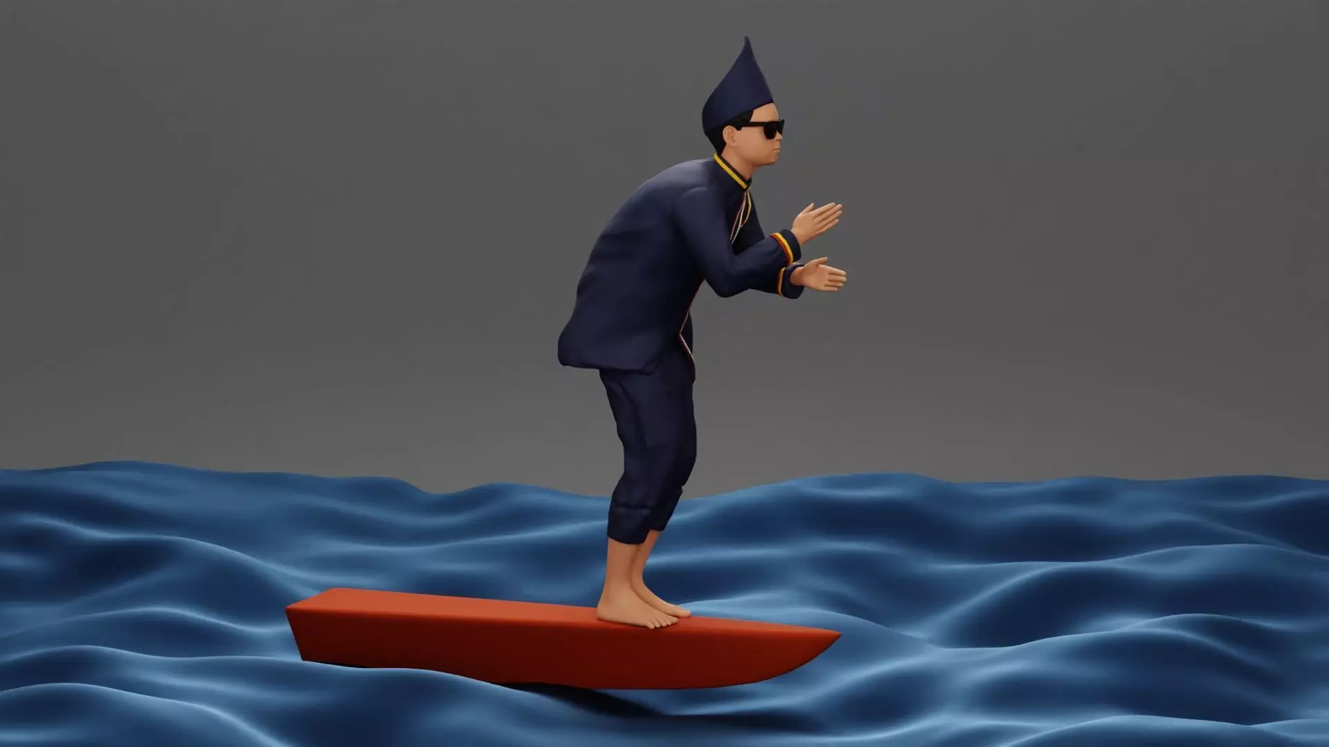 Aura Farming Boat Kid 3D print model_9