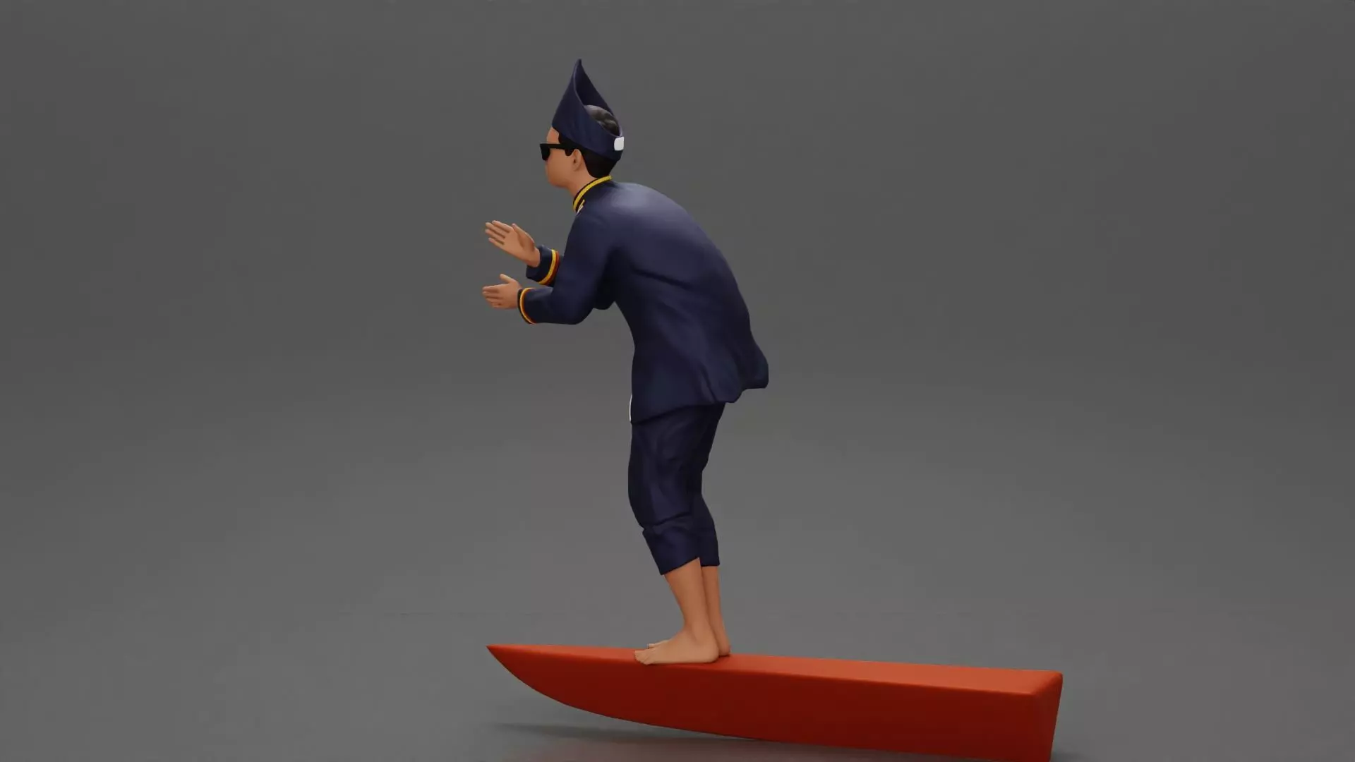 Aura Farming Boat Kid 3D print model_17