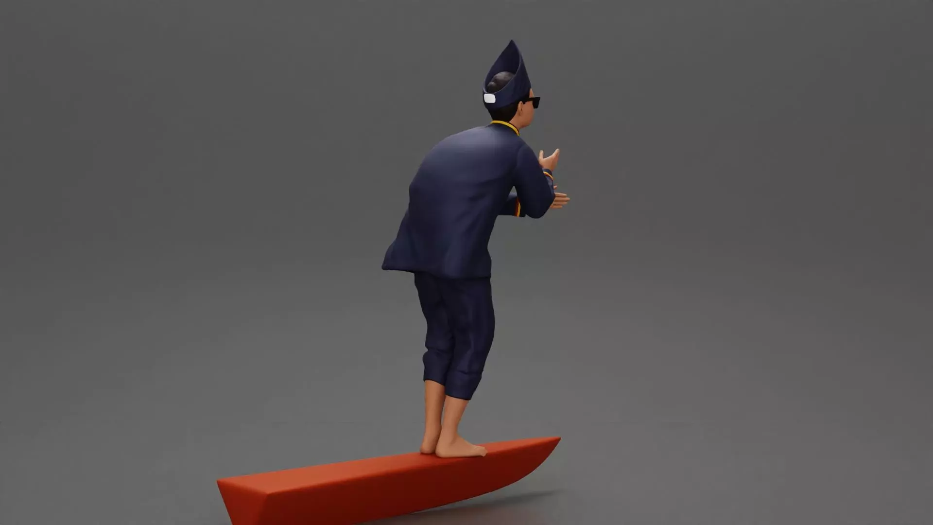 Aura Farming Boat Kid 3D print model_15