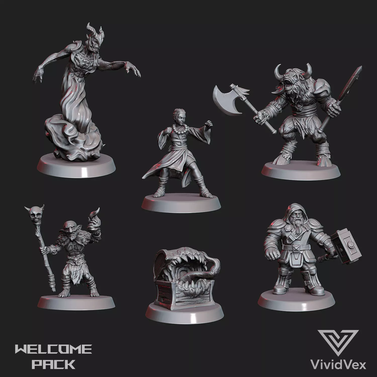 Npc Monster packs 3D print model