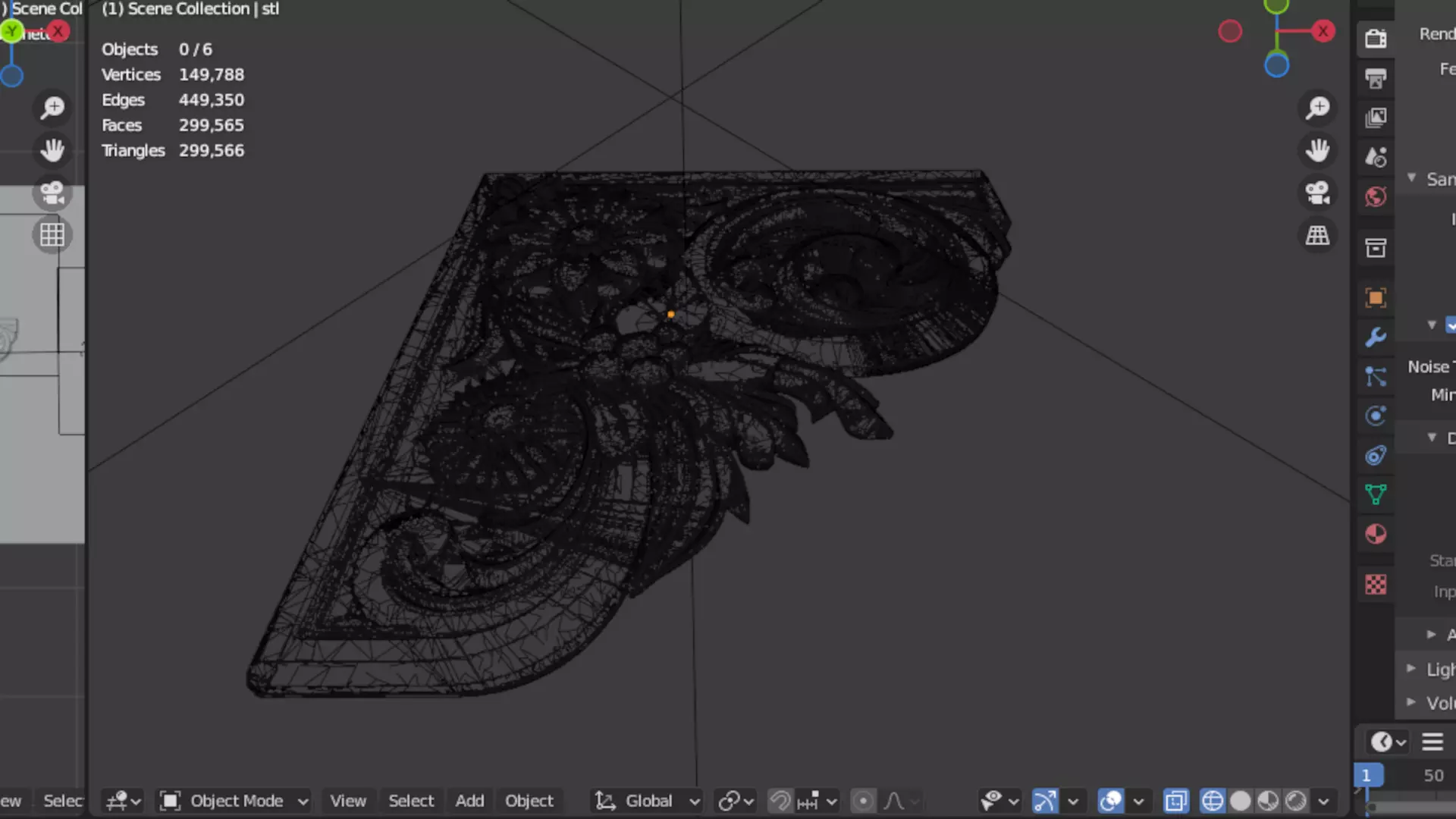 Classic carved corner decor ornament cnc 3d printing stl 04 3D print model_6