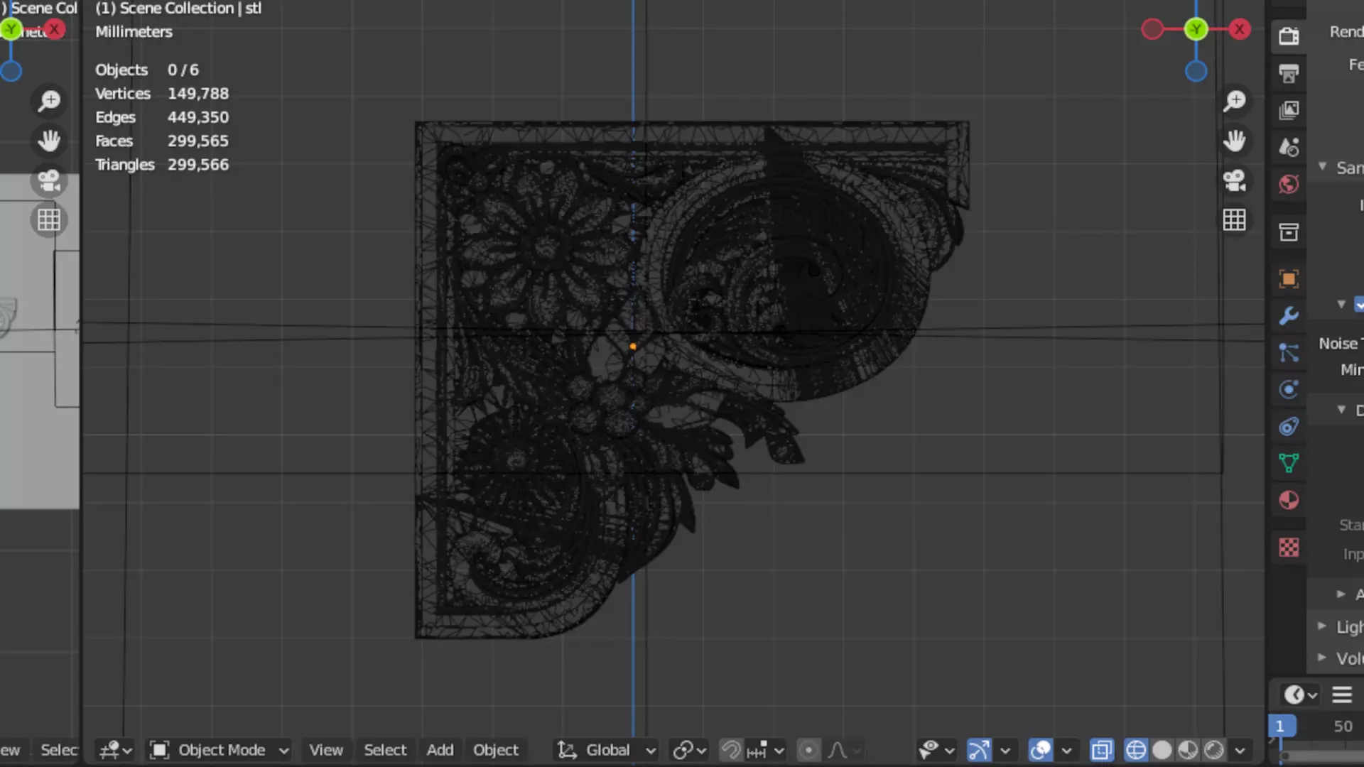 Classic carved corner decor ornament cnc 3d printing stl 04 3D print model_5