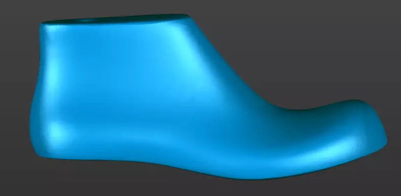 womens shoe last 3D print model_0