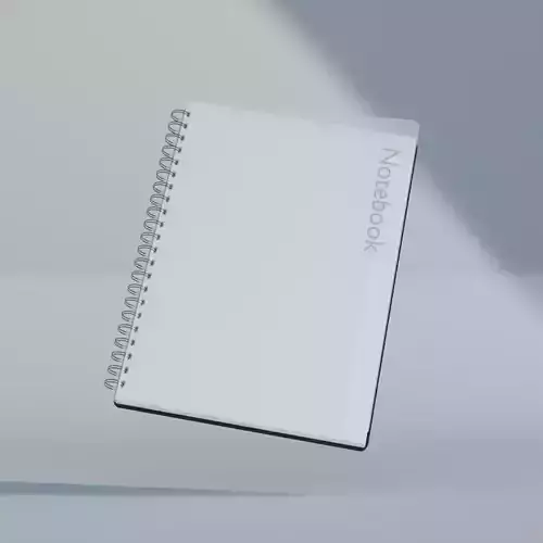 Simple A5 Notebook 3D Model - Simple Office Organizer