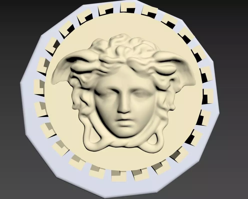 Medusa Perfume Bottle 3D Model 3D model_1