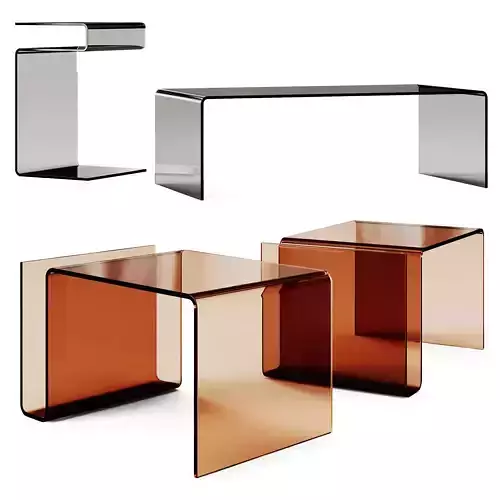 Sklum Crhis and Diora Glass Coffee Tables