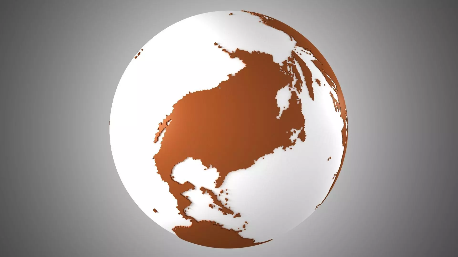 Bundle of 29 Solid Color 3D Globe Earth Models 3D Model Collection_22