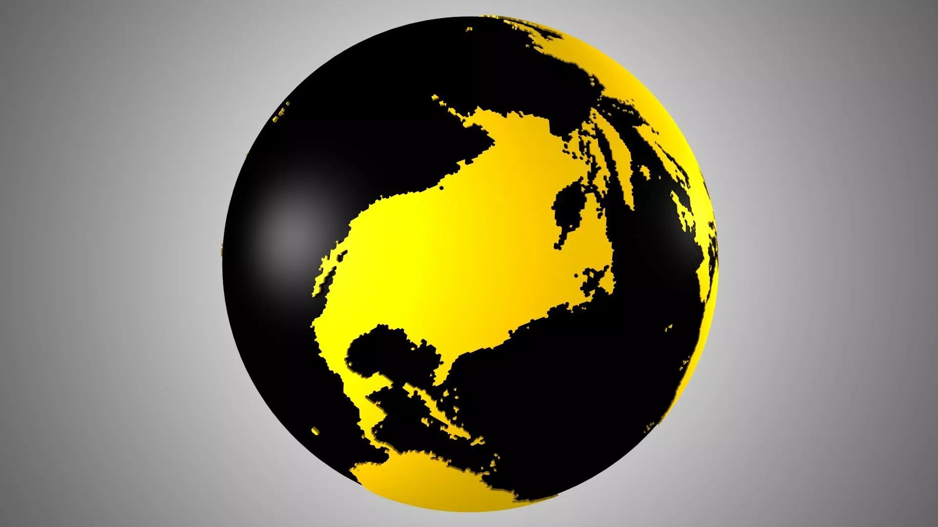 Bundle of 29 Solid Color 3D Globe Earth Models 3D Model Collection_24