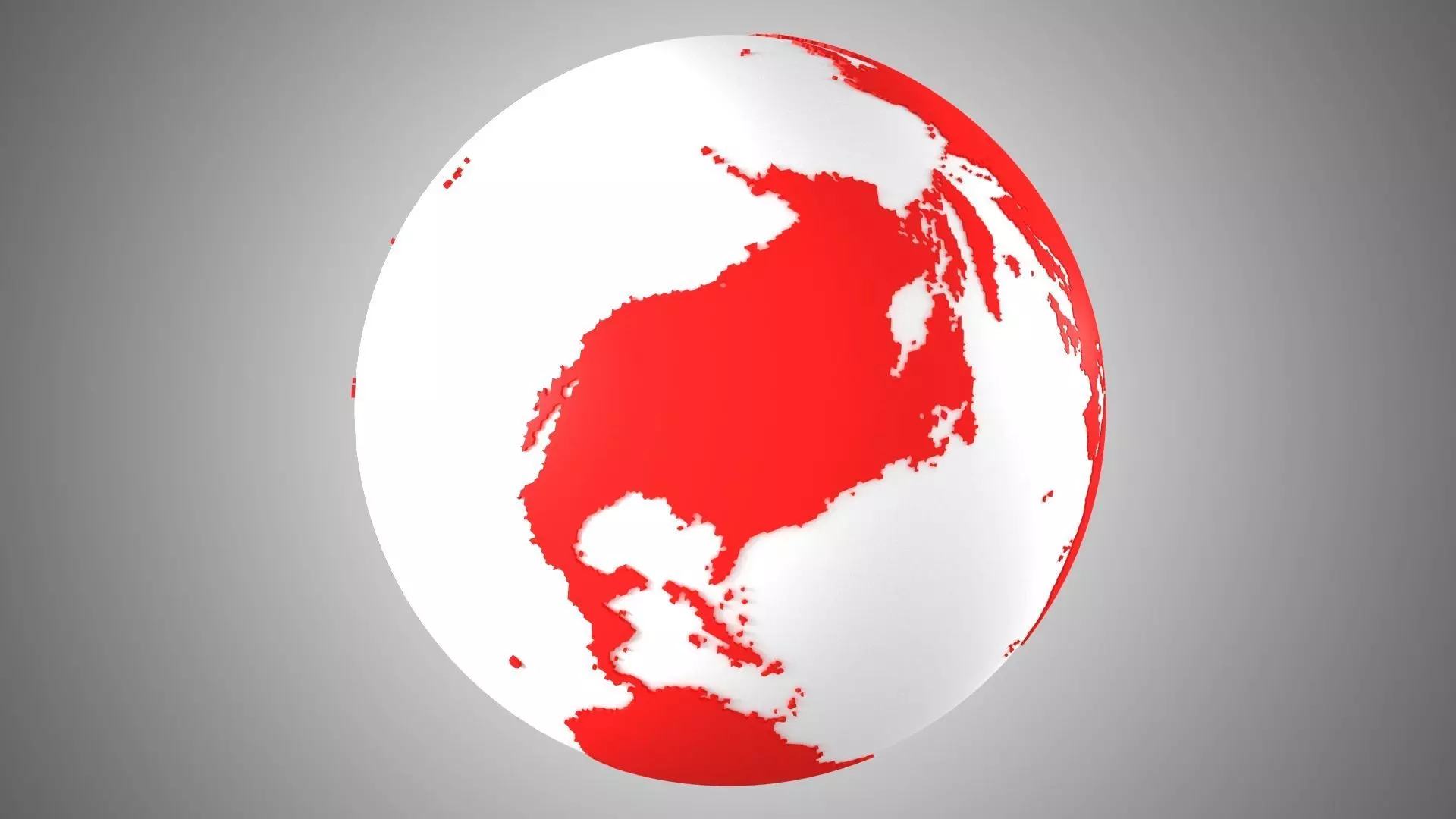 Bundle of 29 Solid Color 3D Globe Earth Models 3D Model Collection_23