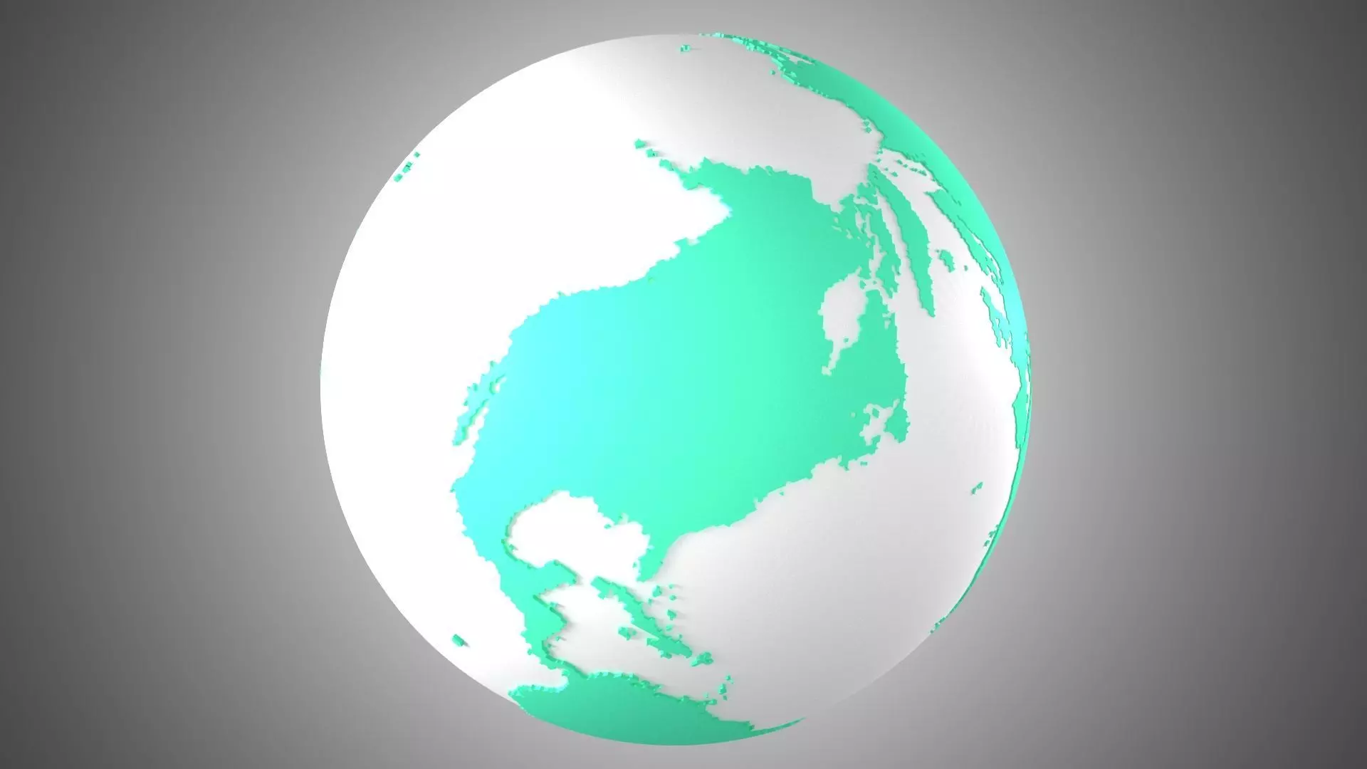 Bundle of 29 Solid Color 3D Globe Earth Models 3D Model Collection_35