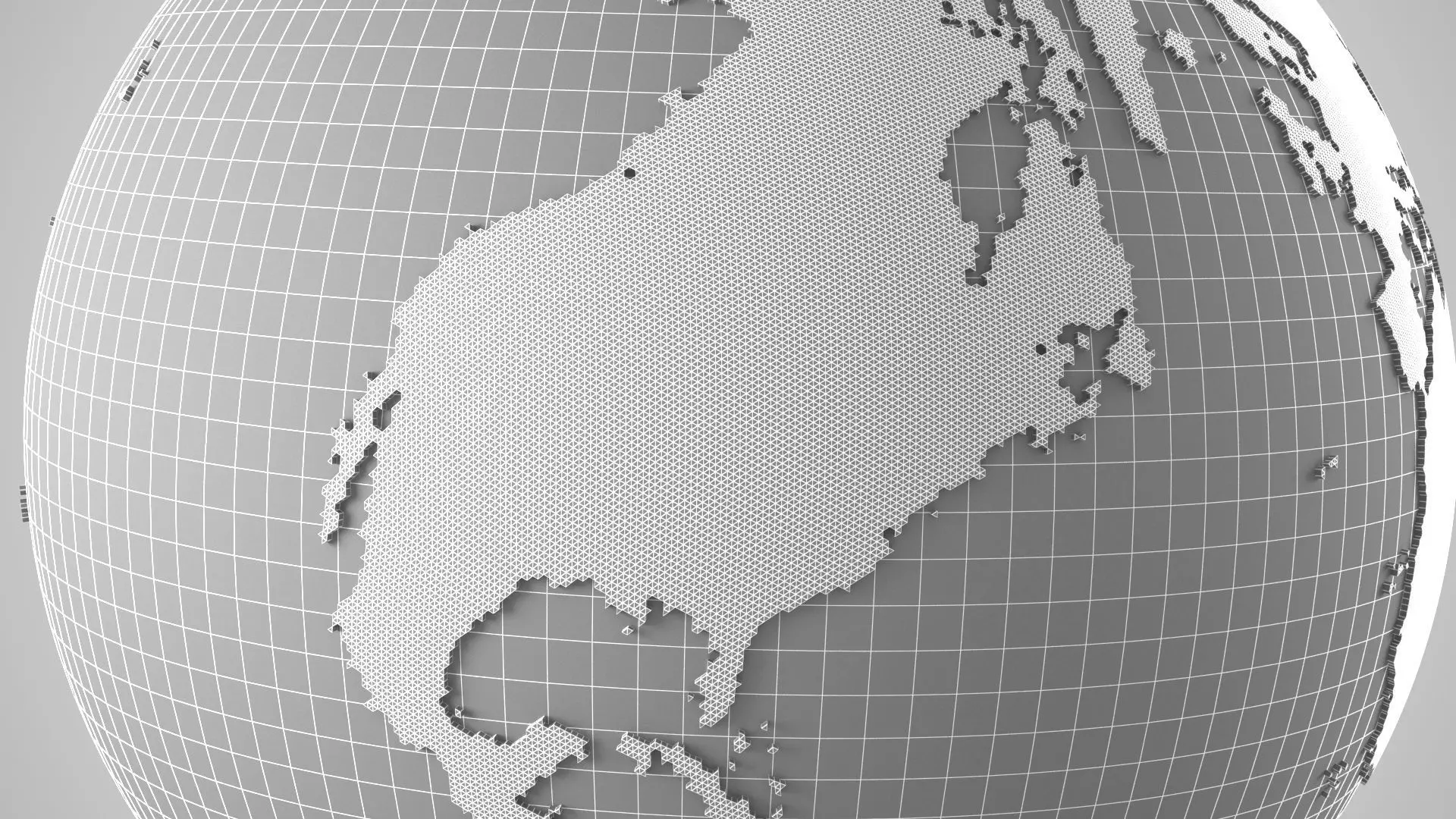 Bundle of 29 Solid Color 3D Globe Earth Models 3D Model Collection_37