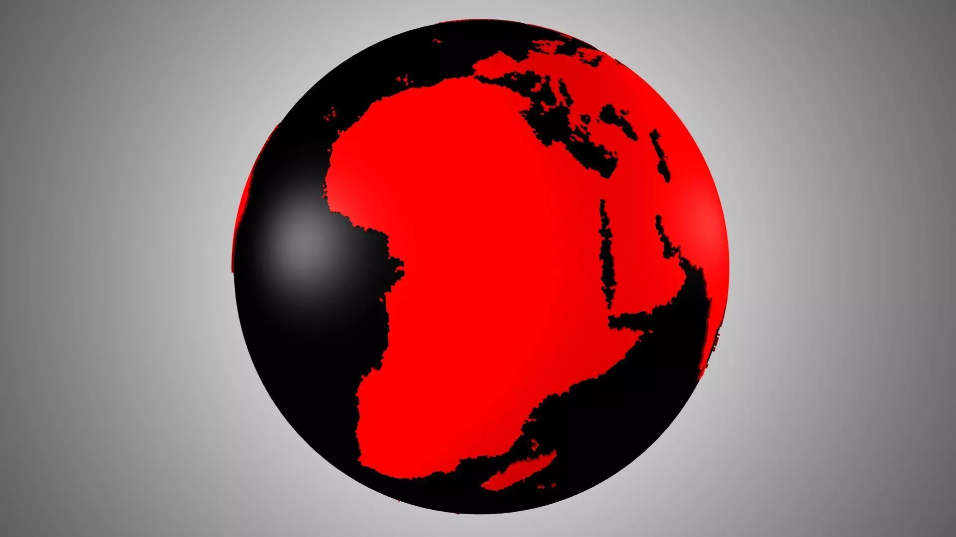 Bundle of 29 Solid Color 3D Globe Earth Models 3D Model Collection_9