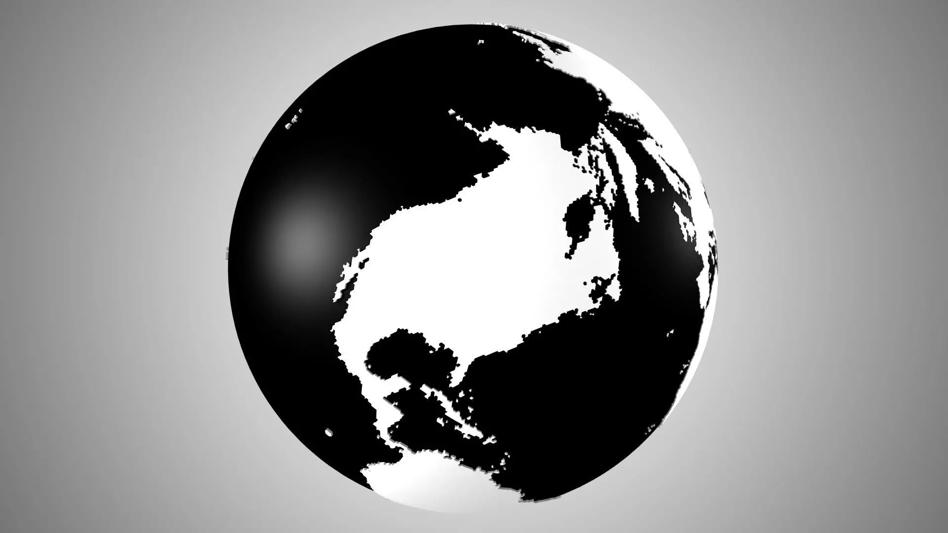 Bundle of 29 Solid Color 3D Globe Earth Models 3D Model Collection_33