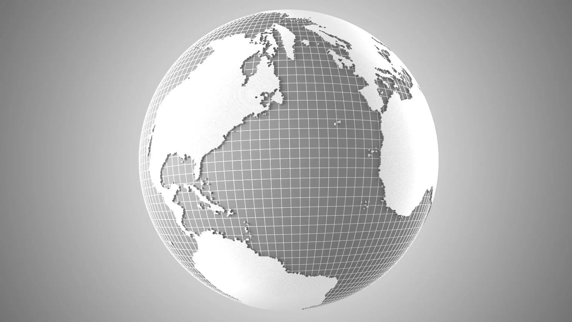 Bundle of 29 Solid Color 3D Globe Earth Models 3D Model Collection_38