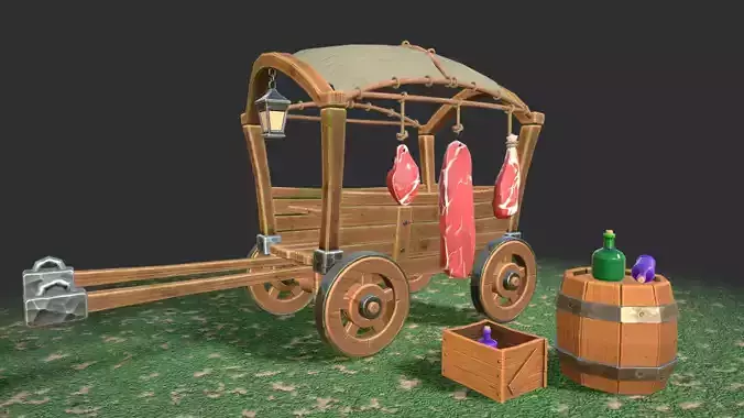 Stylized carriage