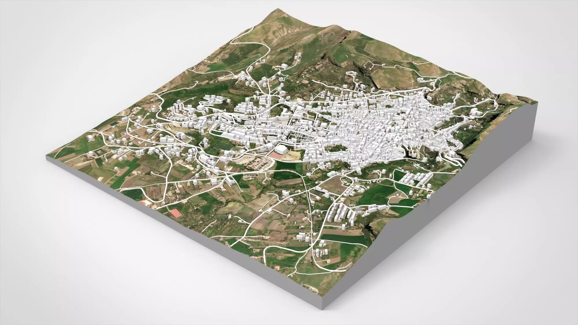 Cityscape Corleone Palermo Italy 3D model_13