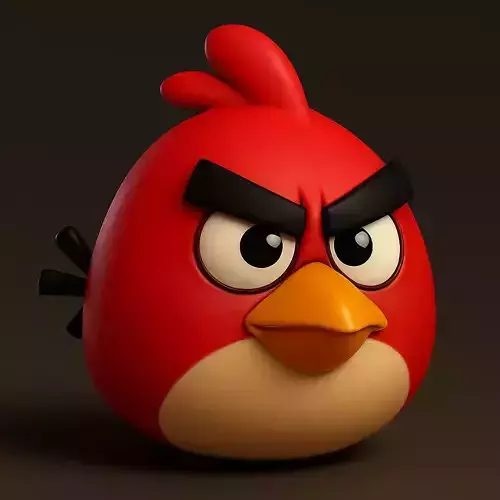 Angry bird Red 3d Model