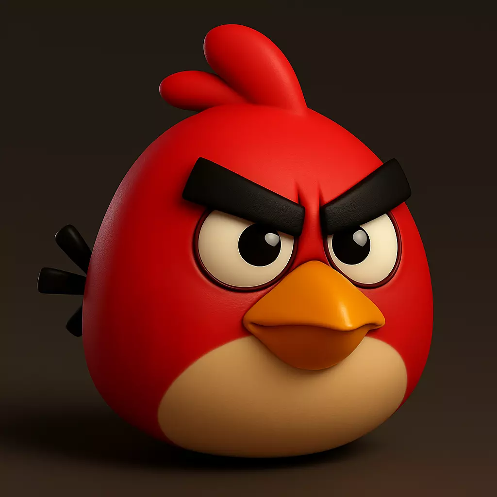 Angry bird Red 3d Model 3D print model_1