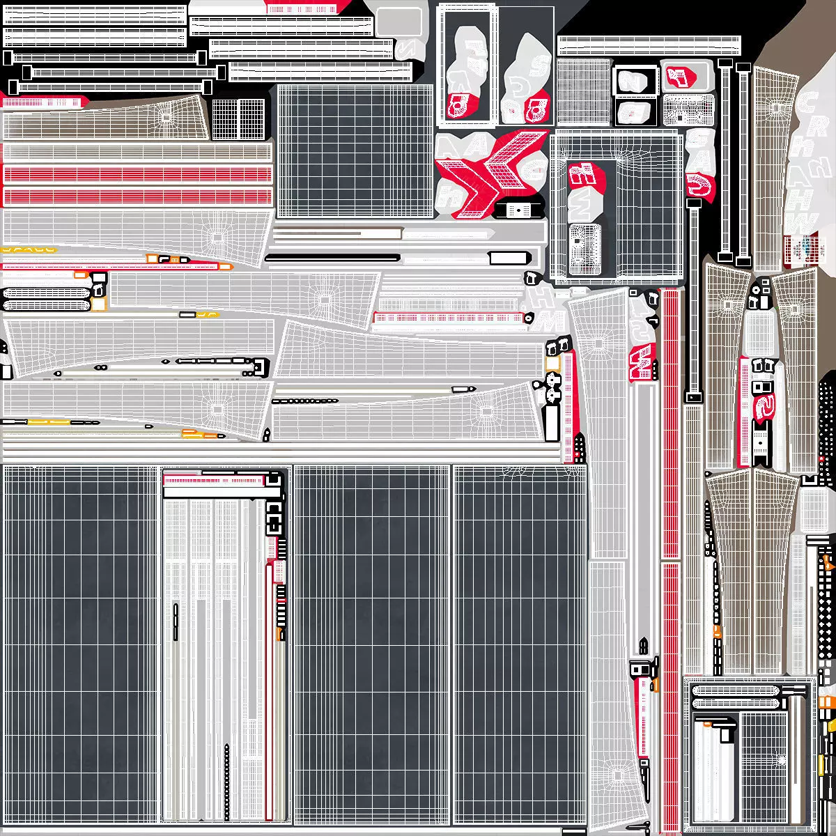 Self Service Car Wash with Vehicles 3D model_23