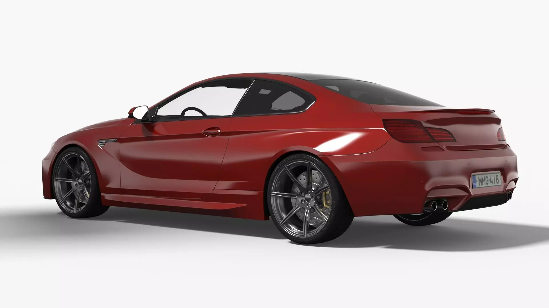 Self Service Car Wash with Vehicles 3D model_17