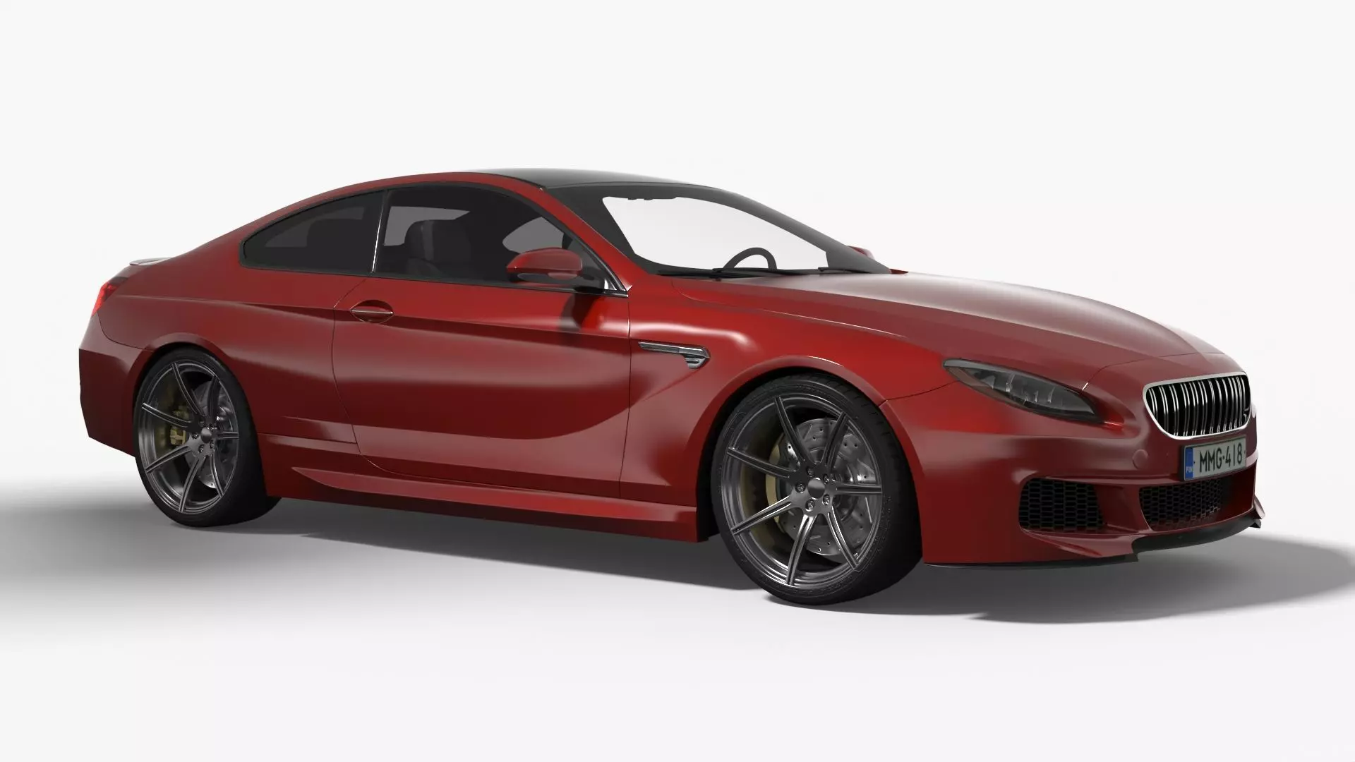 Self Service Car Wash with Vehicles 3D model_16