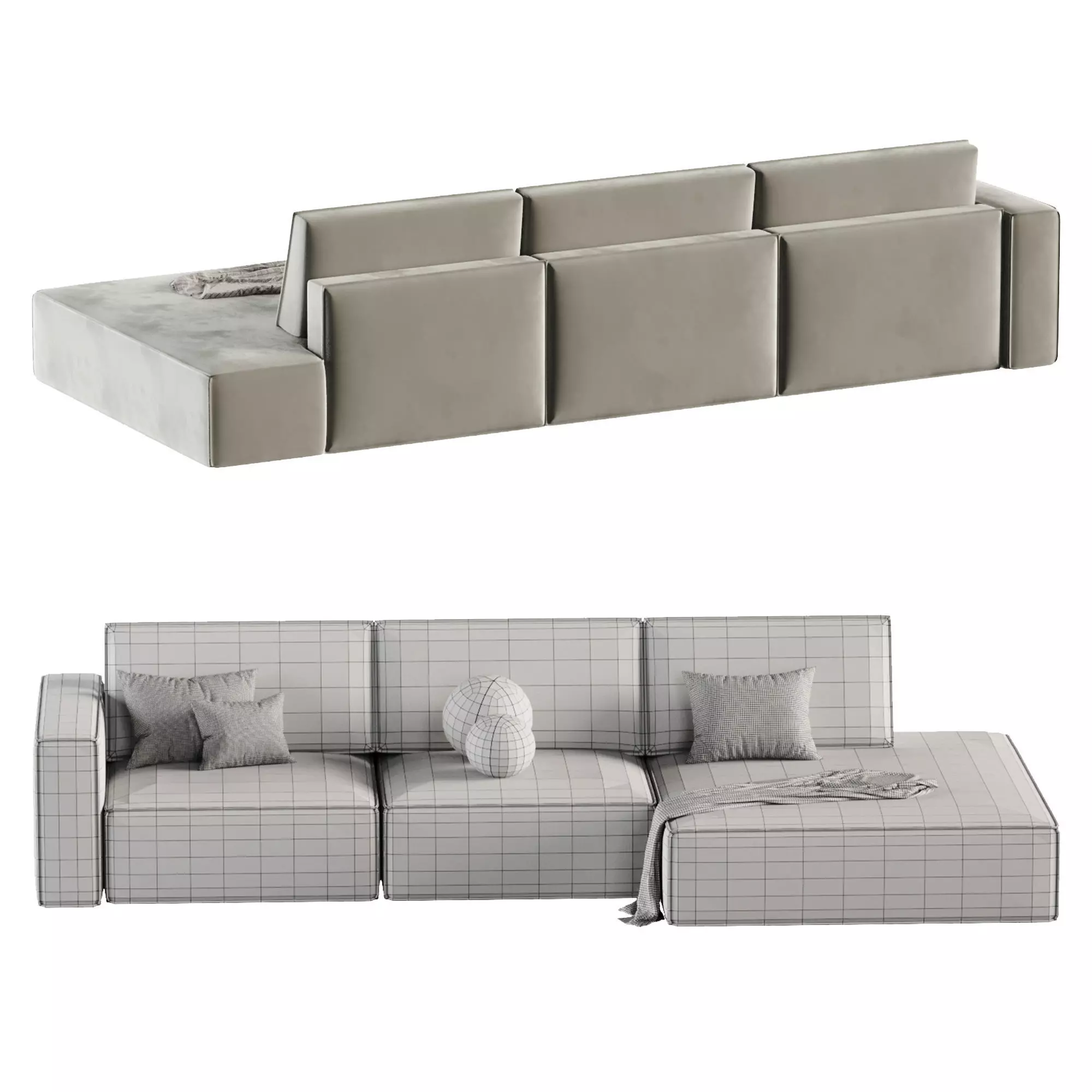 Sofa modular Eten 8 3D model_4