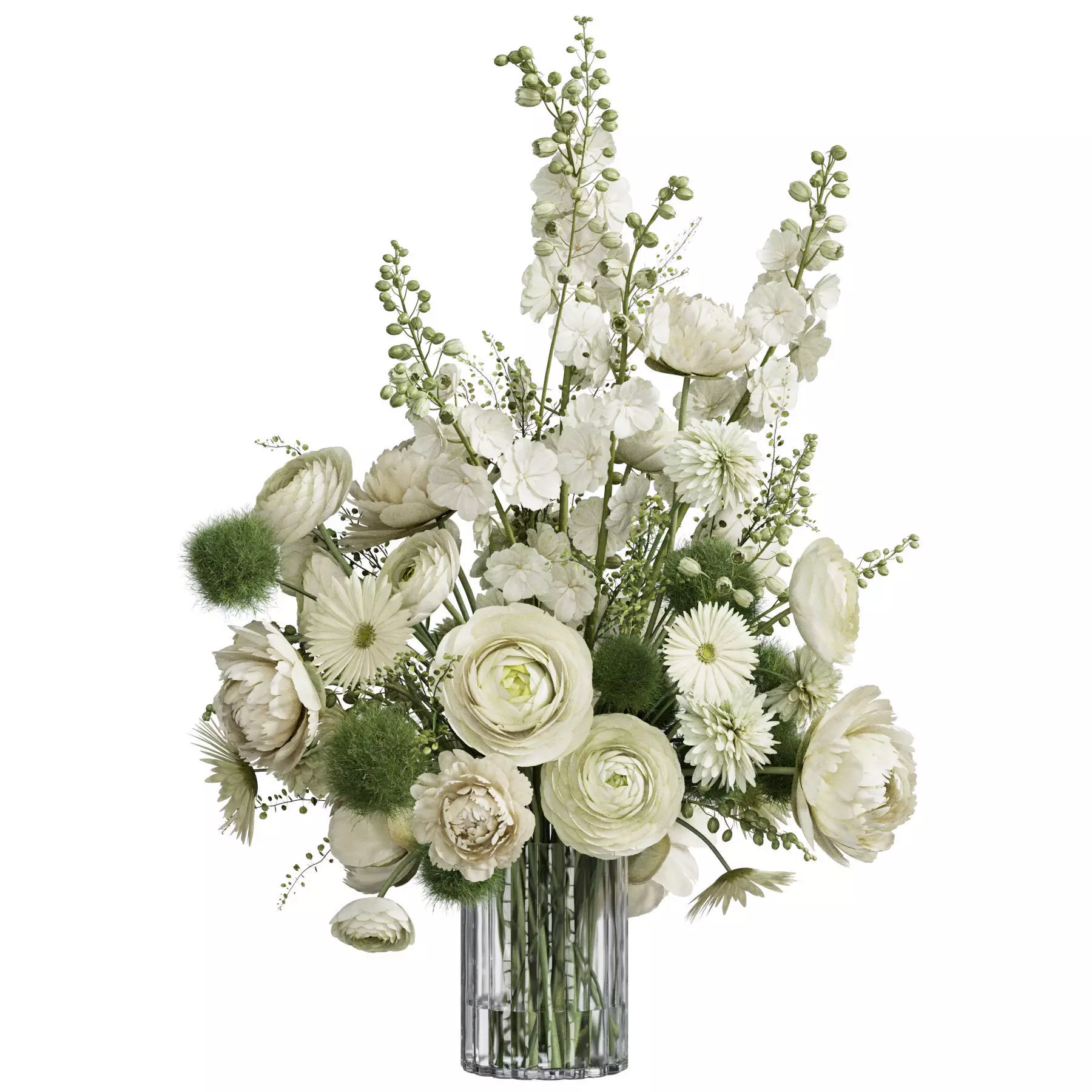 Flower In Vase 89 3D model_1