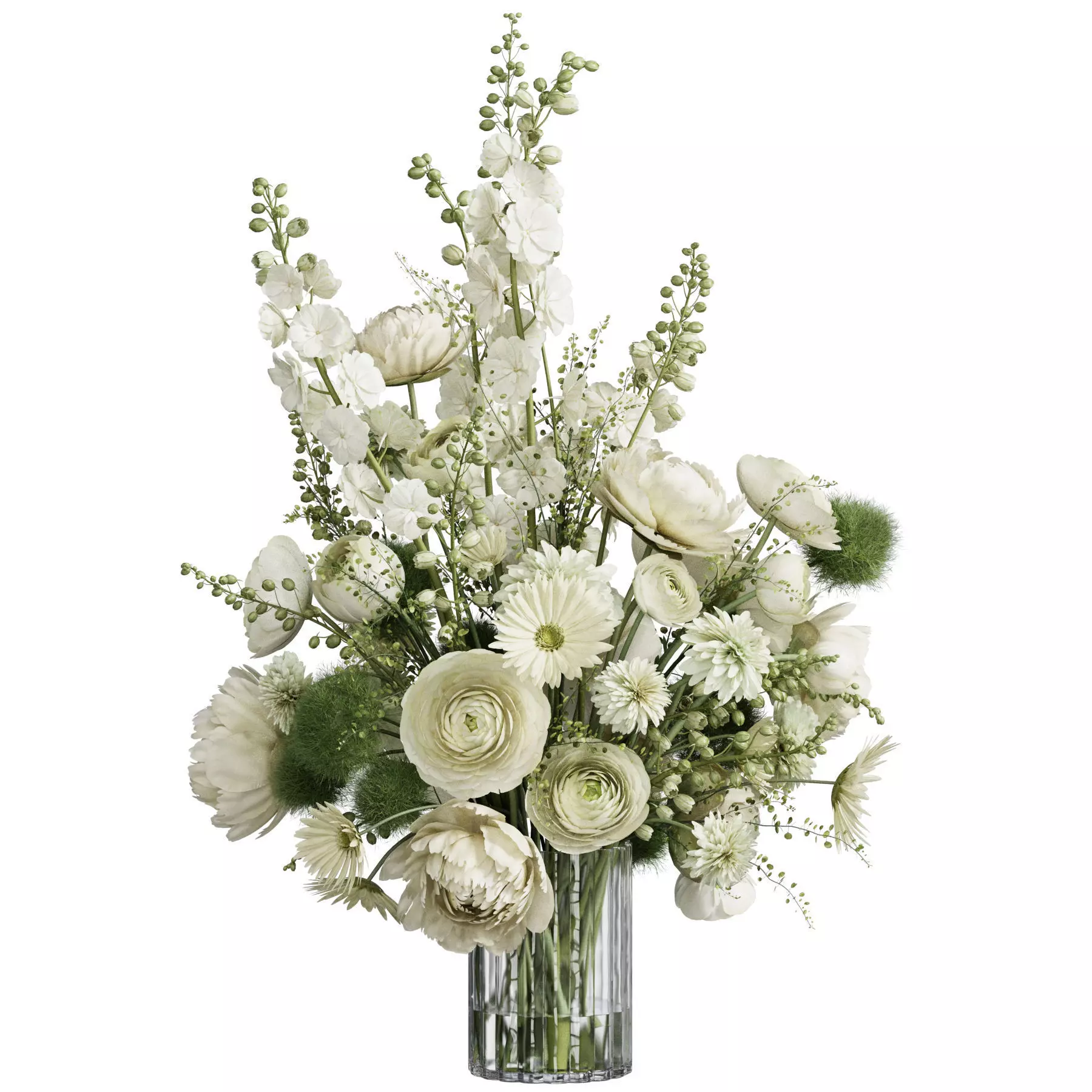 Flower In Vase 89 3D model_0