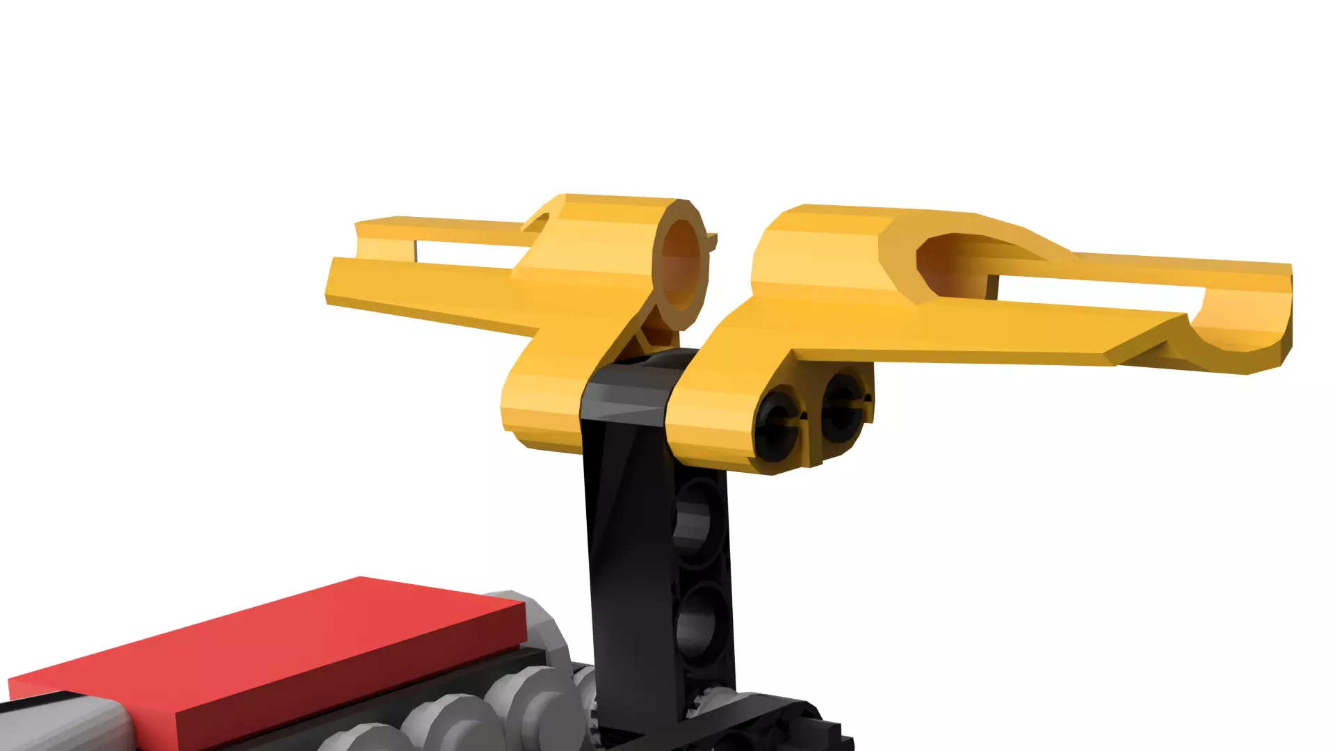 Lego Racing Car Low-poly 3D model_11