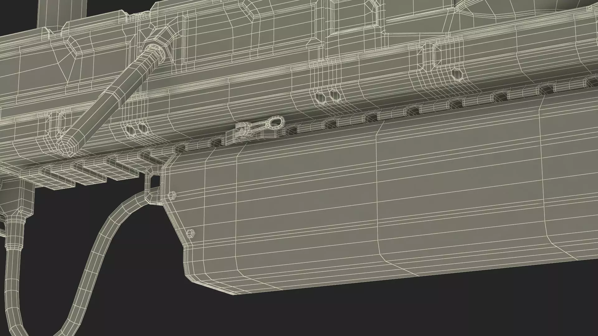 Military Surveillance Drone Rigged 3D model_26