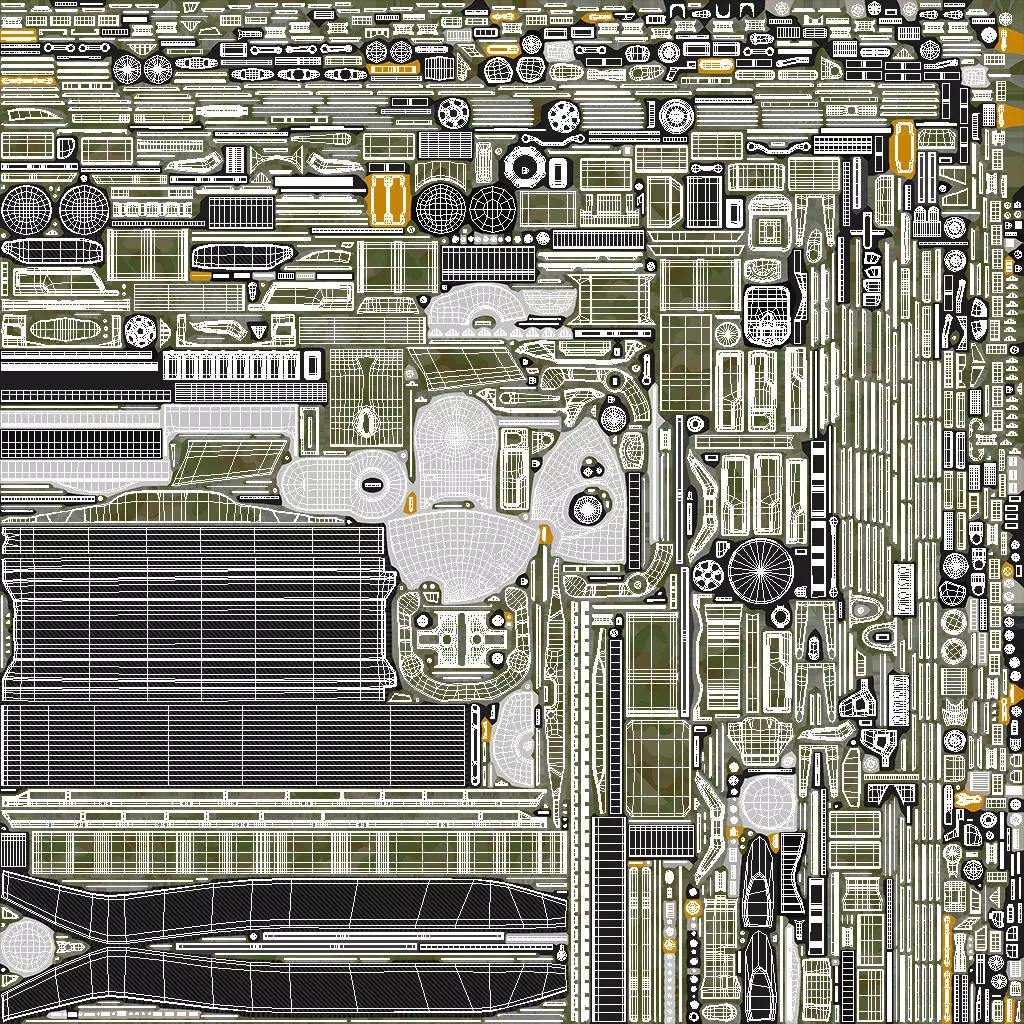 Military Surveillance Drone Rigged 3D model_18