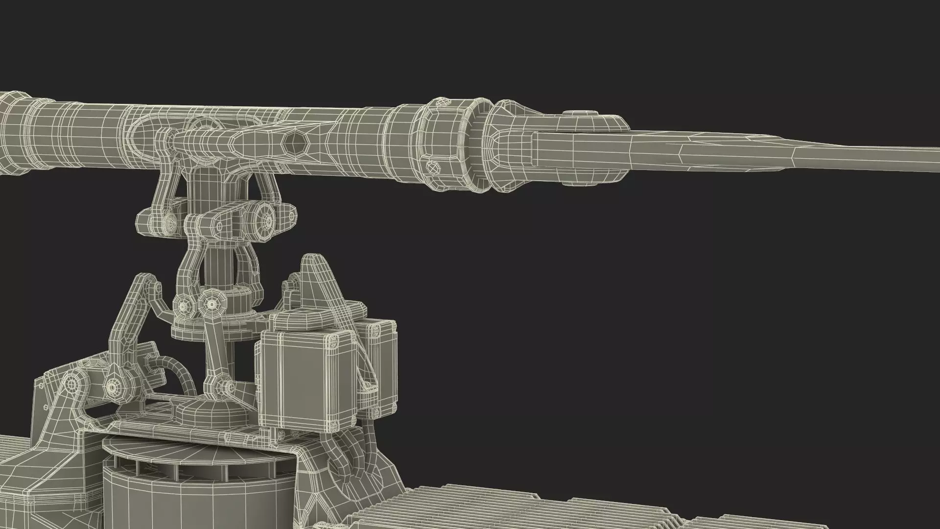 Military Surveillance Drone Rigged 3D model_25