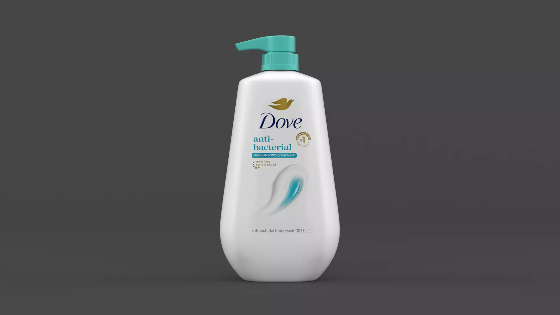 Dove Body Wash 3D model_4