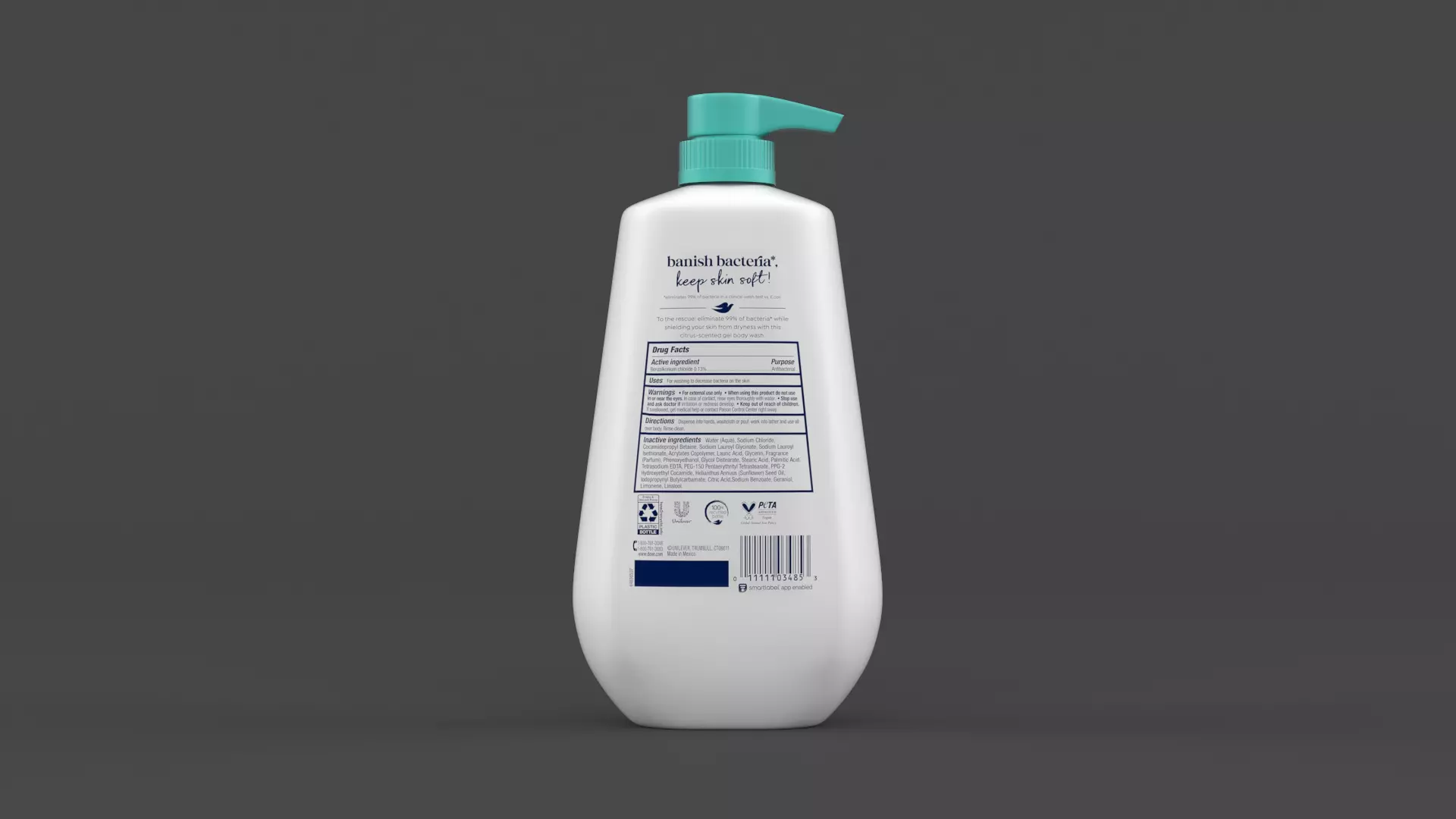 Dove Body Wash 3D model_5