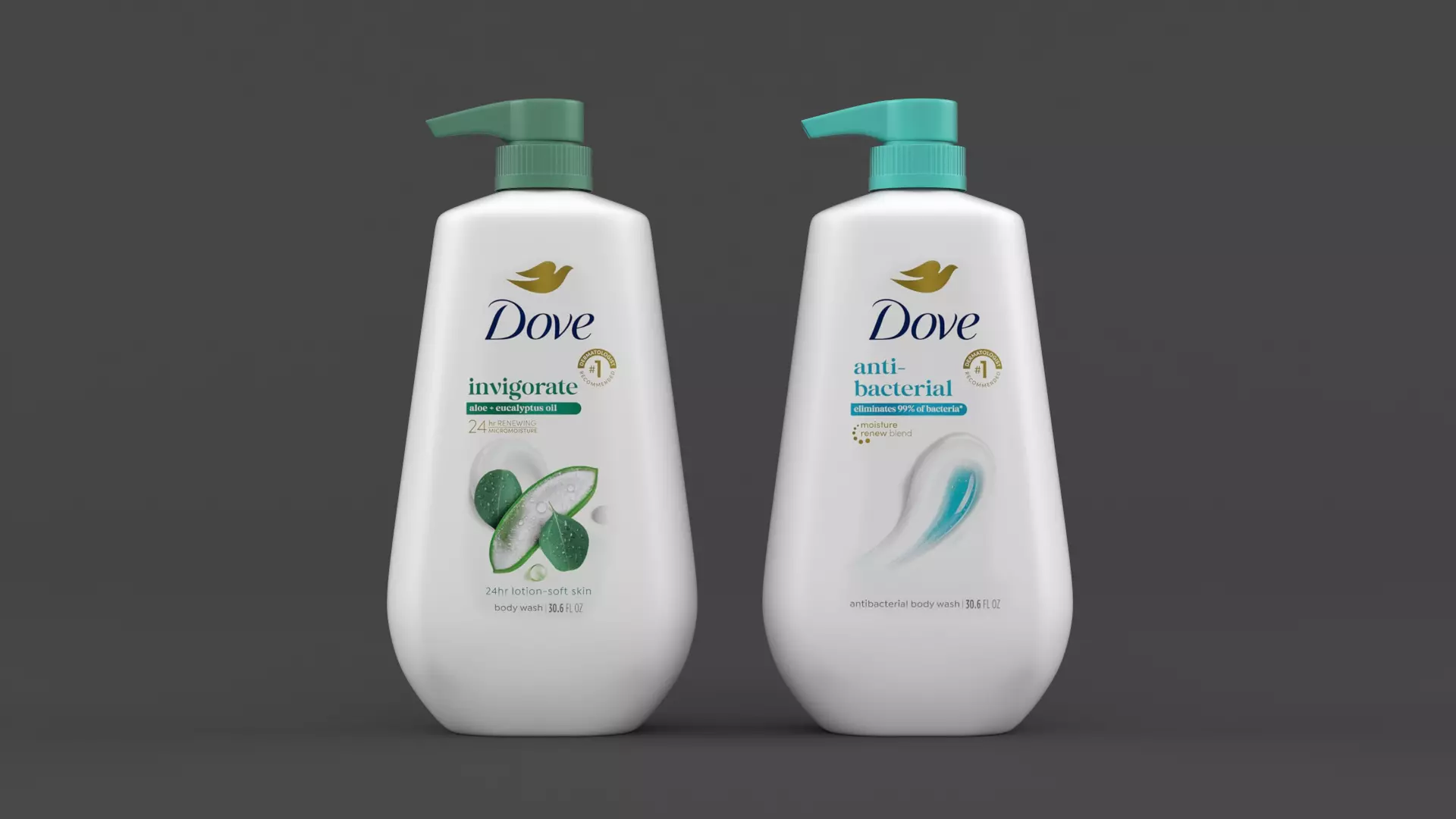 Dove Body Wash 3D model_0
