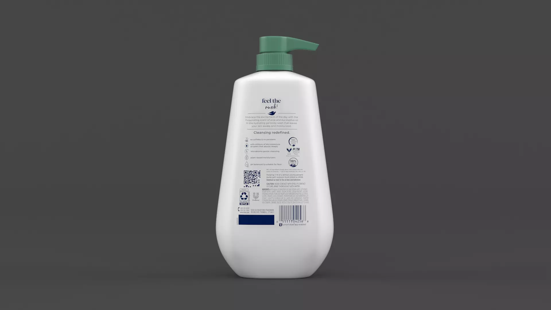 Dove Body Wash 3D model_2