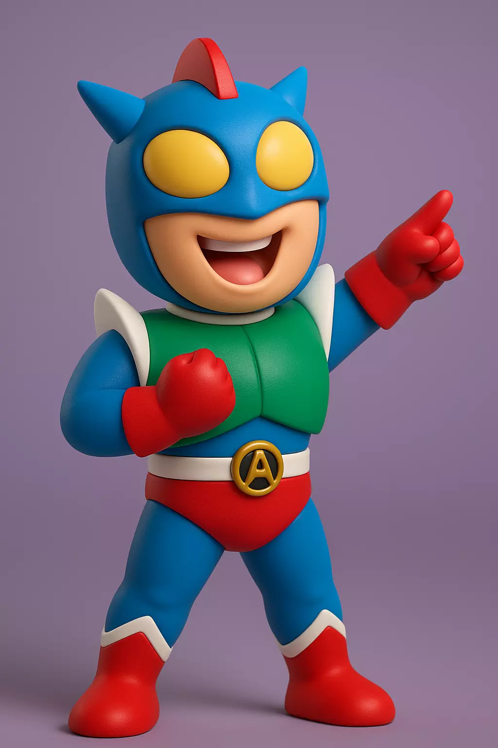 Action Kamen 3d Model 3D print model_1