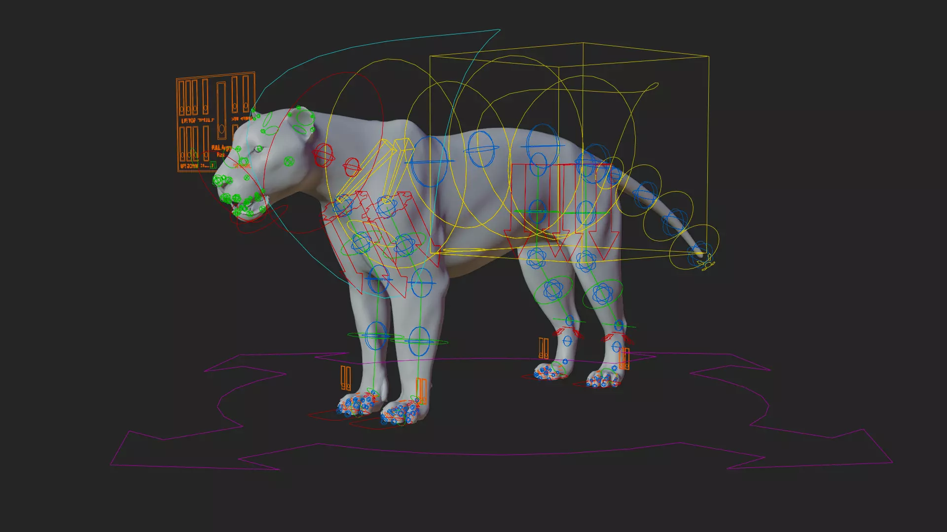 Lioness 3D model_20