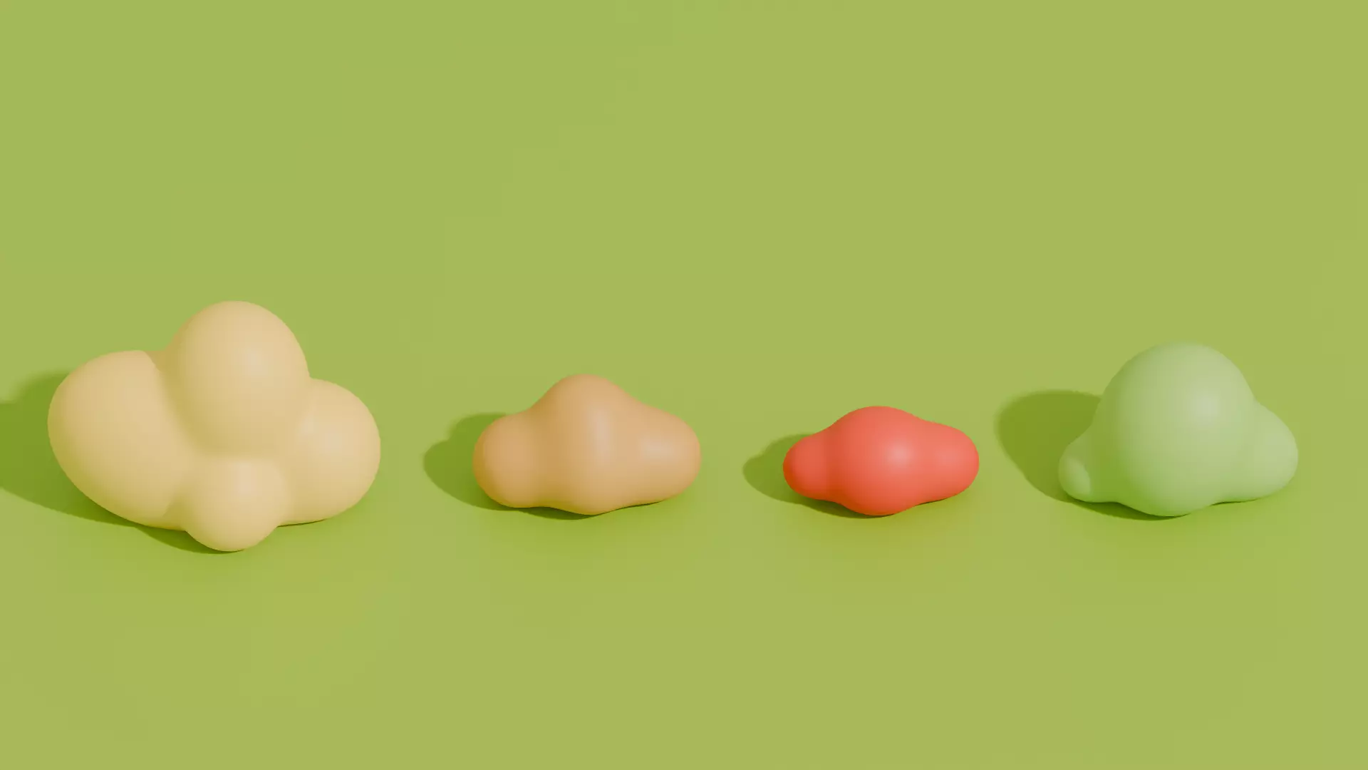 Stylized Cartoon Nature Asset Pack 3D Model Collection_12