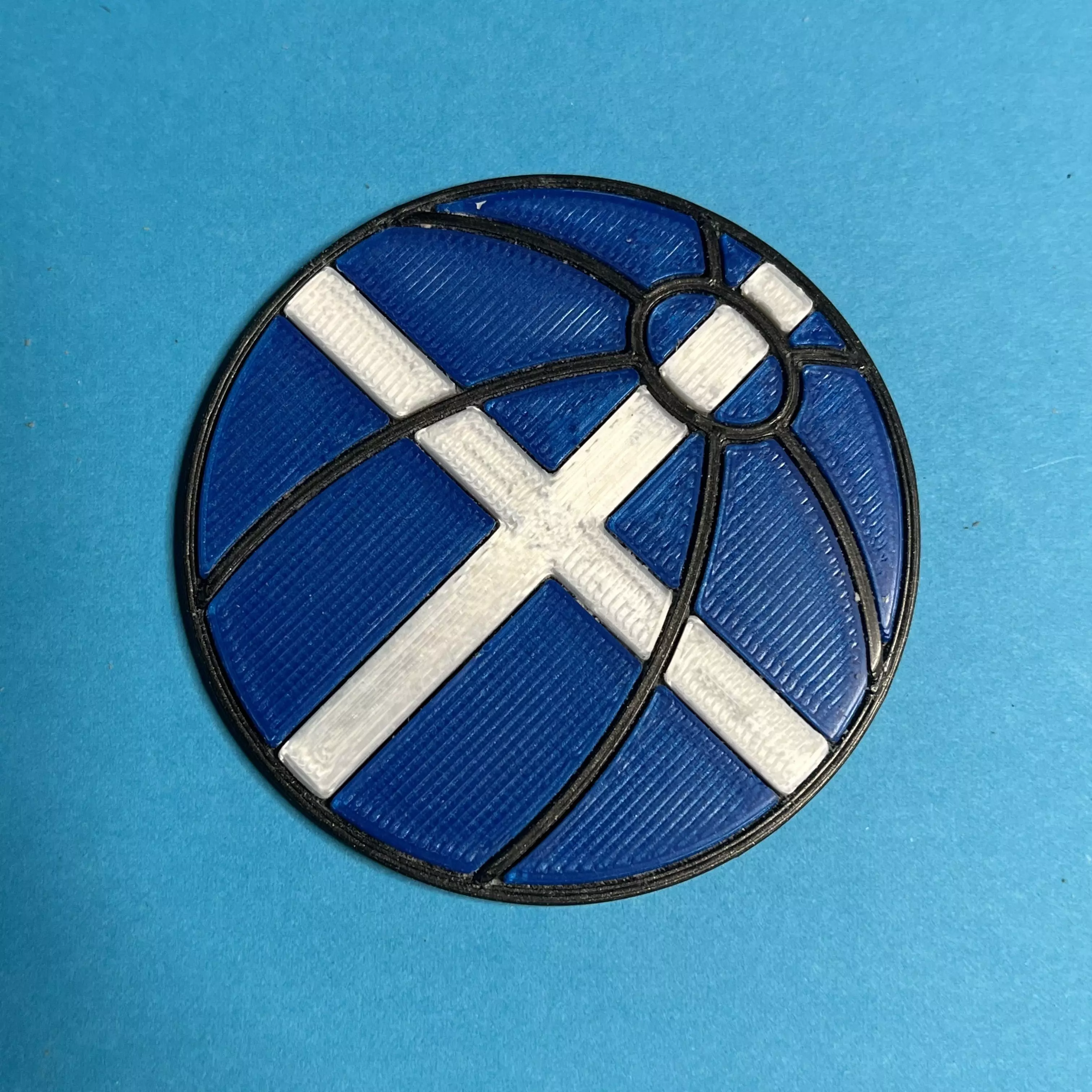 Beachball of Liberty Badge for Scotland Free 3D print model